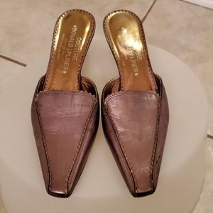 Donald J Pliner Couture Kitten Heel Pointed Slide